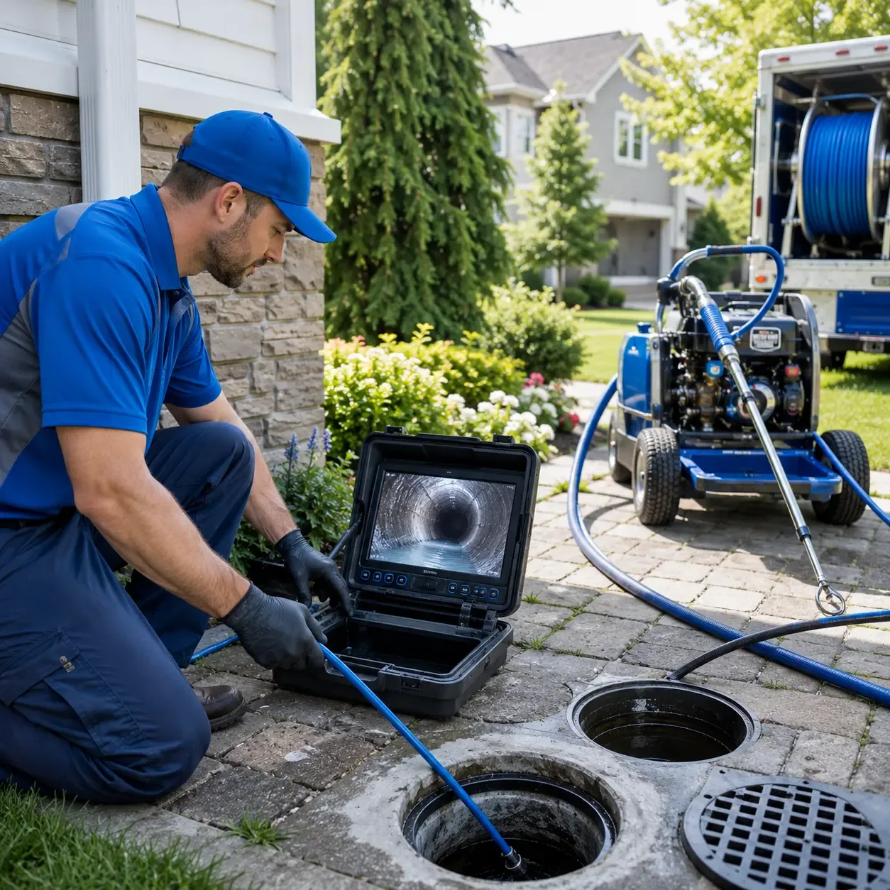 Outdoor drain cleaning professionals serving Blairsville, PA
